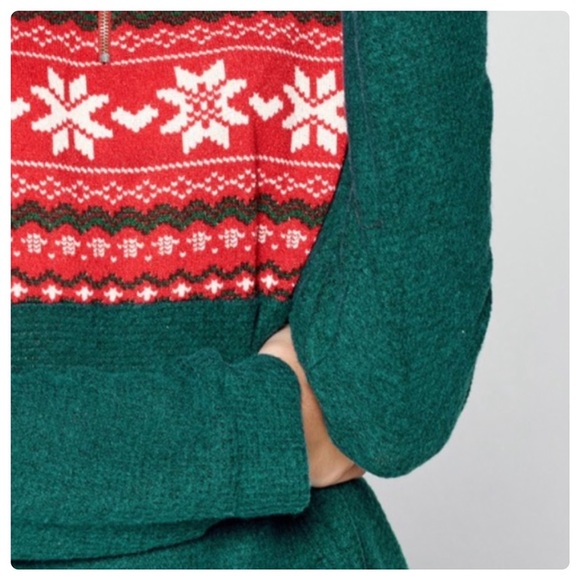 ❄️Snowflake printed Christmas top pullover - Picture 7 of 9